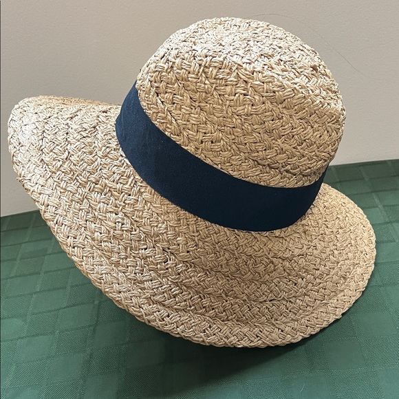 San Diego Hat Company Tan and Black Straw Hat - Picture 4 of 12